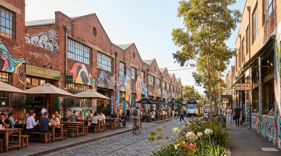 Trendy streets of Alexandria, Sydney's creative inner-south precinct